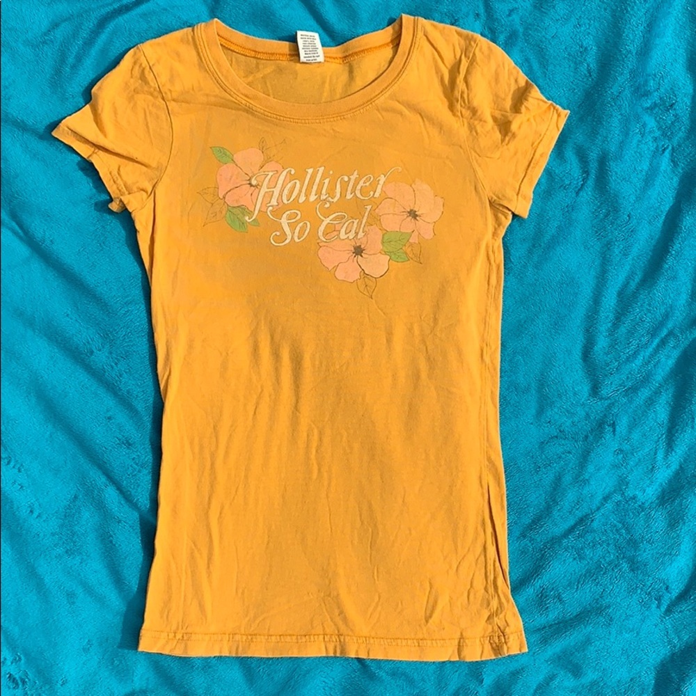Gold hollister shirt